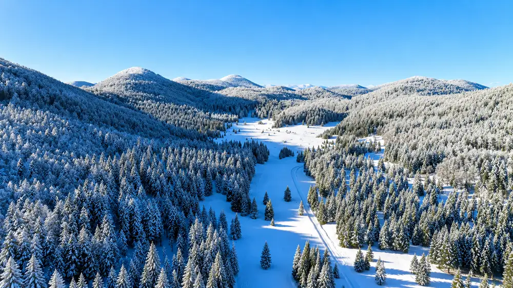 Begovo Razdolje mountain village in Gorski Kotar