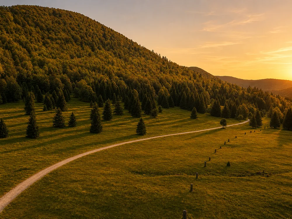 Zagmajna recreation area near Mrkopalj